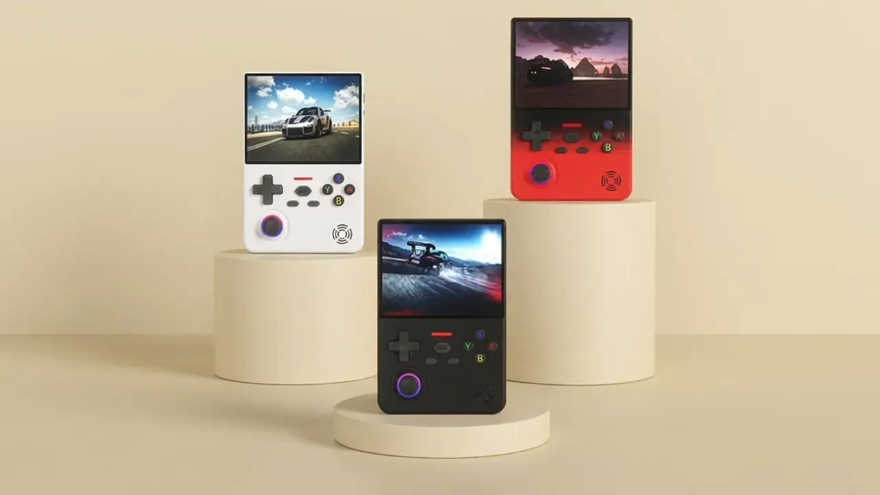 The Lenovo G02's Game Boy-style vertical layout