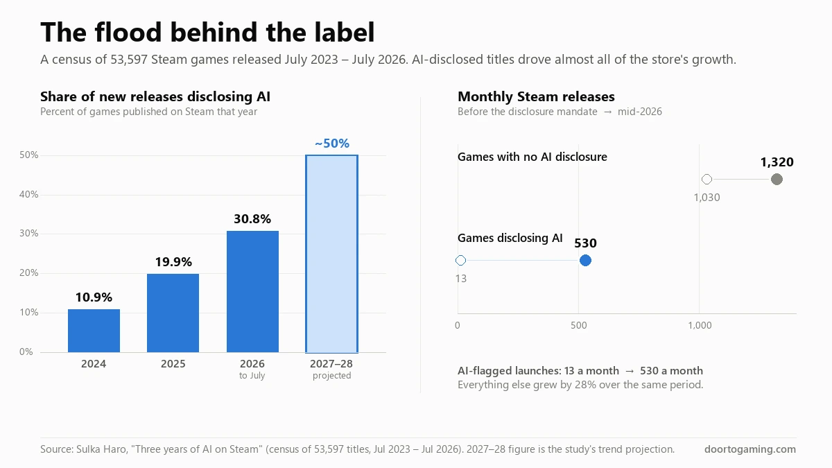 Steam's AI Stigma Is Real. It Punishes the Studios You Trust, Not the Flood.